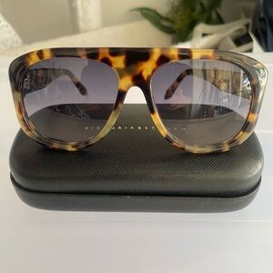 Victoria Beckam Tortoise Shell Sunglasses